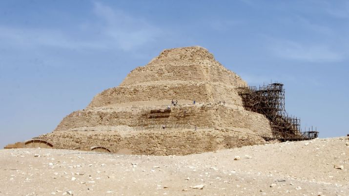 The Saqqara Pyramid was designed by Imhotep, an architect who served under King Djoser