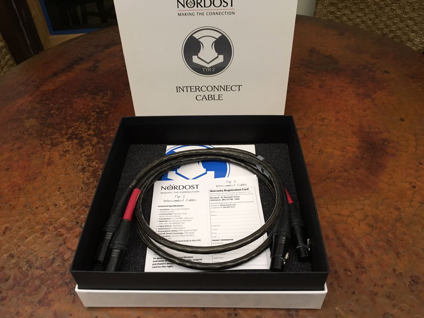 Nordost Tyr2 Interconnect 1M Pair XLR