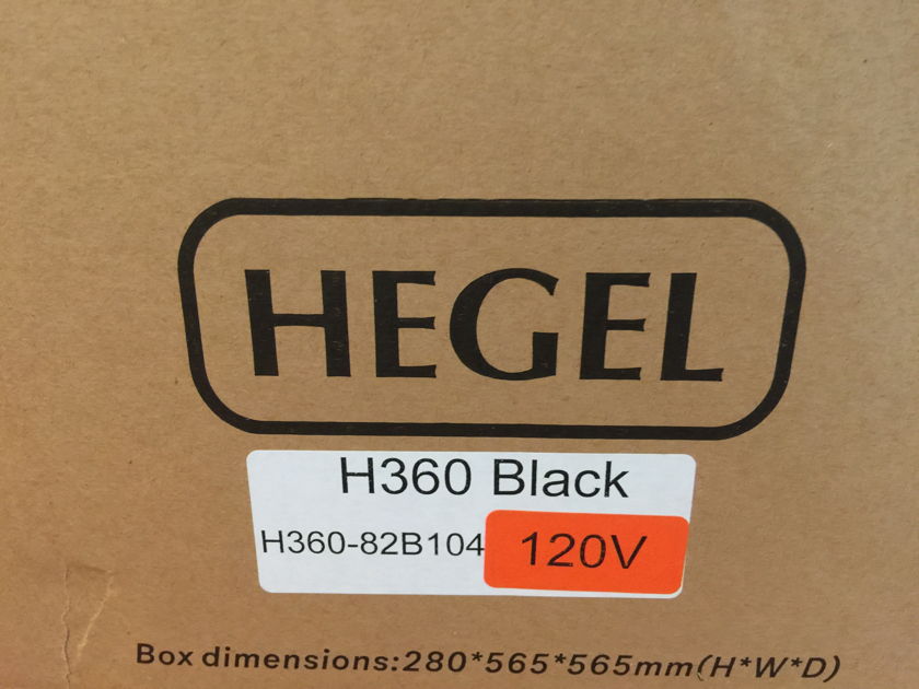 Hegel H360 Integrated Amplifier - SWEET!