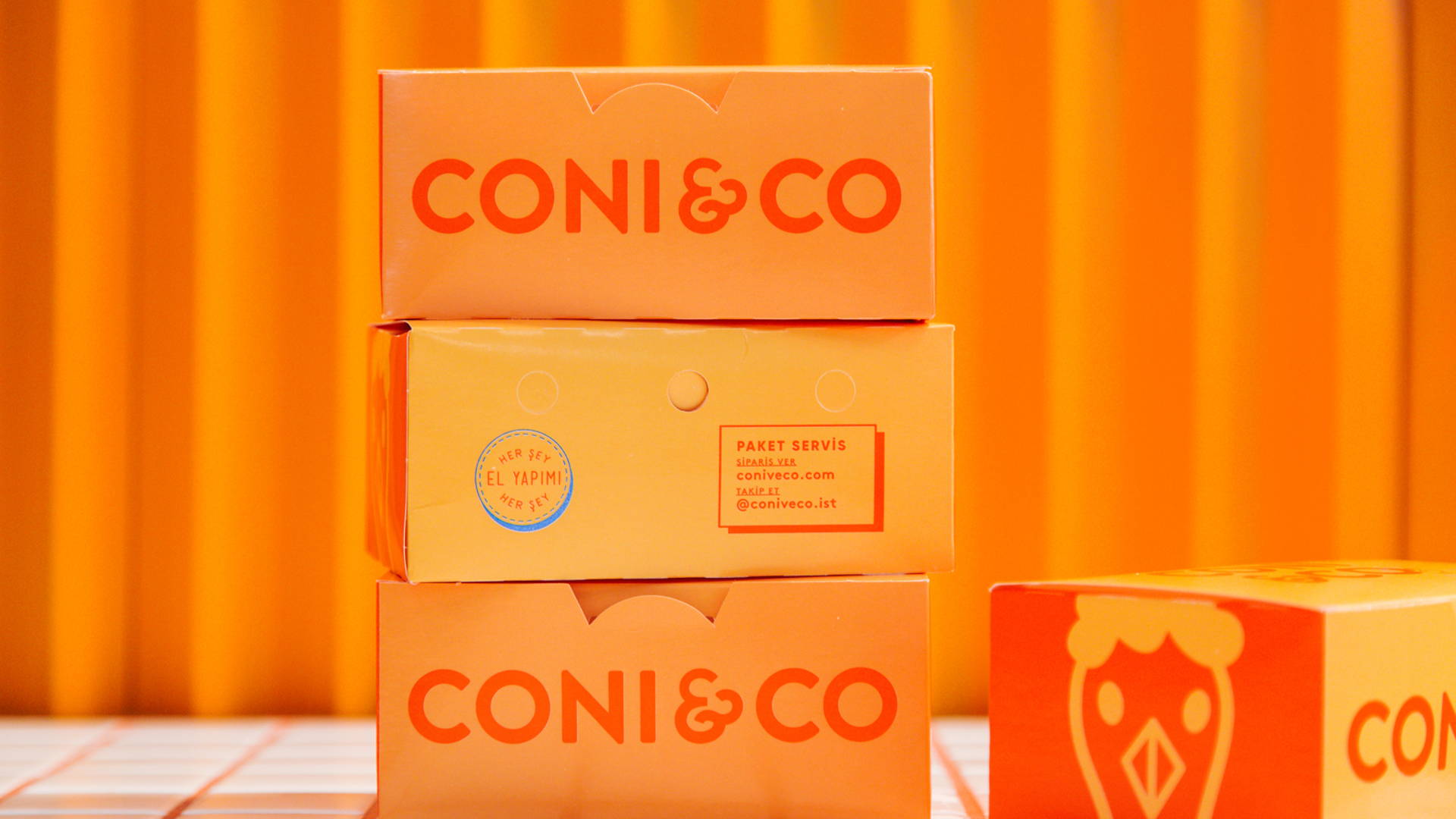 Featured image for We're Loving Coni & Co's Simplistic and Bold Branding & Takeout Packaging