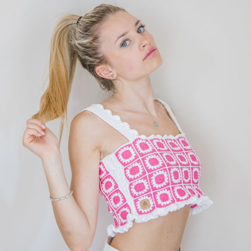 TINY SQUARED SUMMER TOP