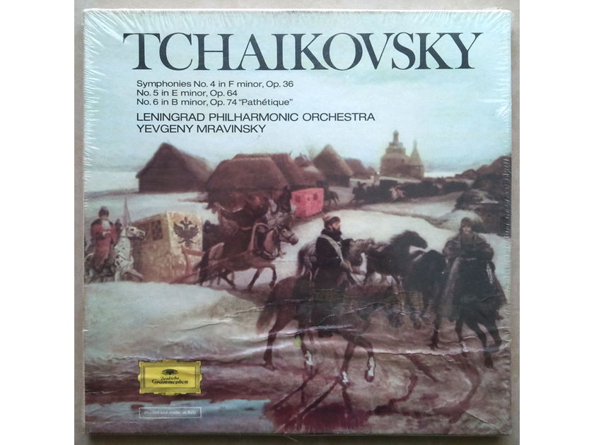 Sealed DG | MRAVINSKY/TCHAIKOVSKY - Symphonies Nos. 4, 5, 6 / 3-LP Box Set