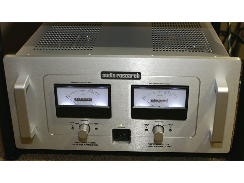 Audio Research Reference 75 75 Watt Amplifier w/meters