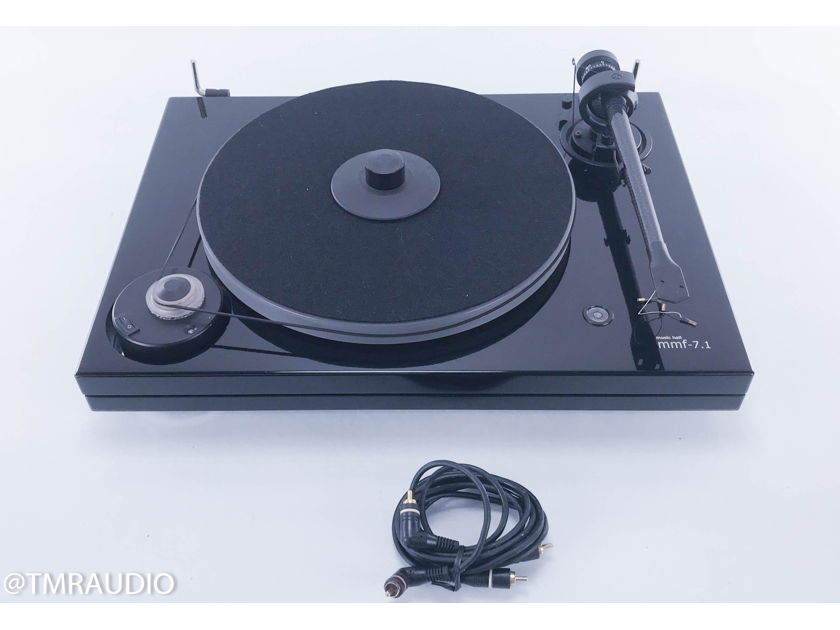 Music Hall MMF-7.1 Turntable; Pro-Ject Carbon Tonearm (No cartridge or dustcover) (11742)