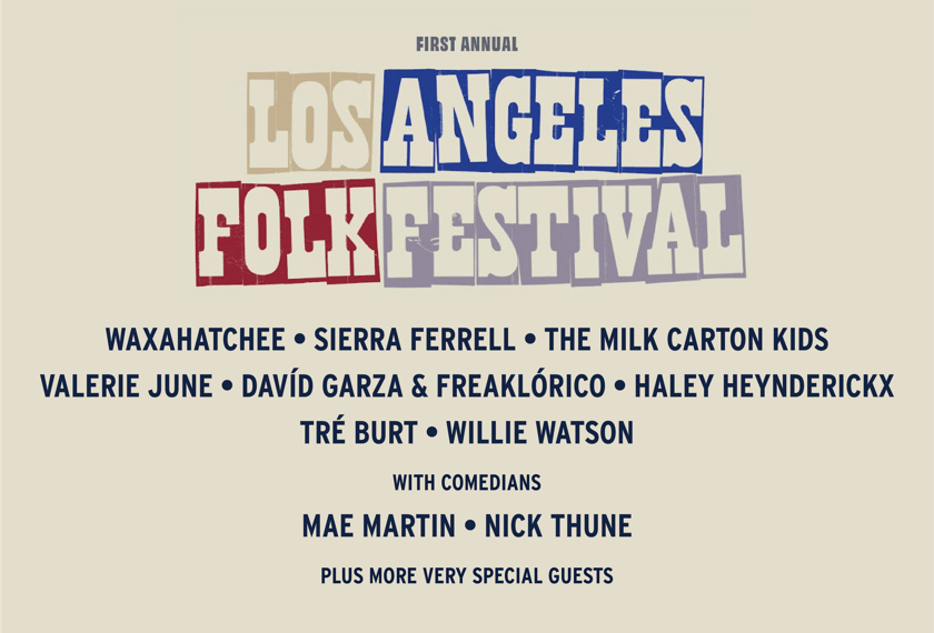 Obras de arte del Festival de Folk de Los Ángeles