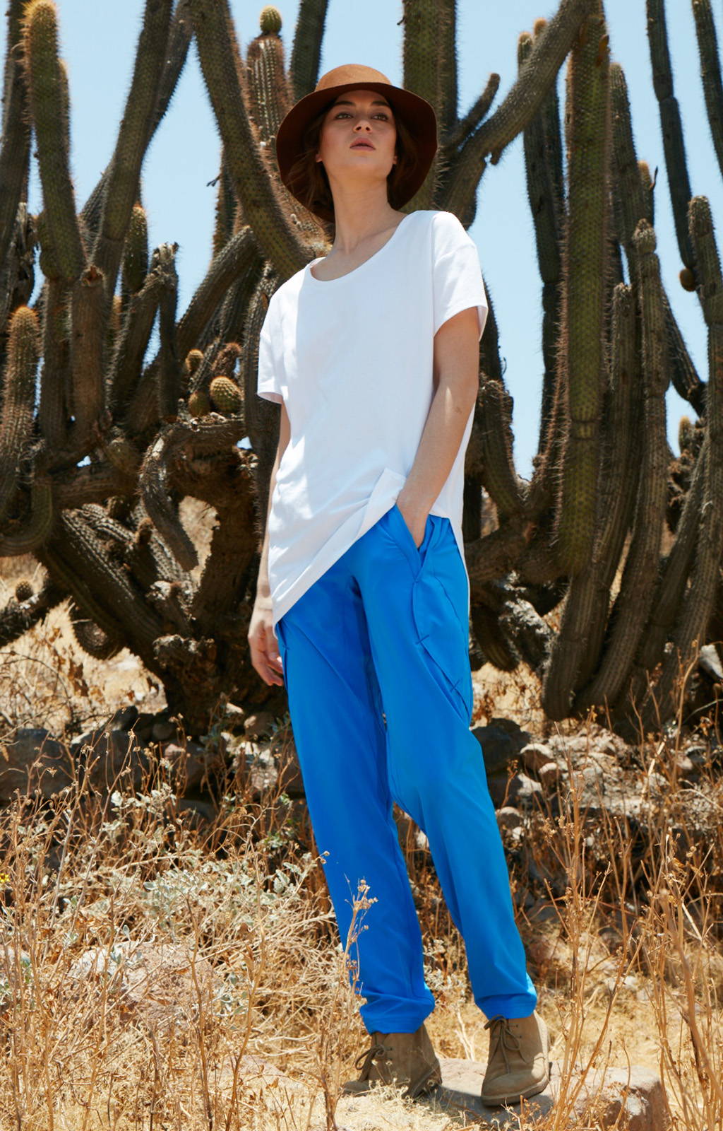 RESILIENCE - INDIA INSPIRED VOYAGER PANT BLUE