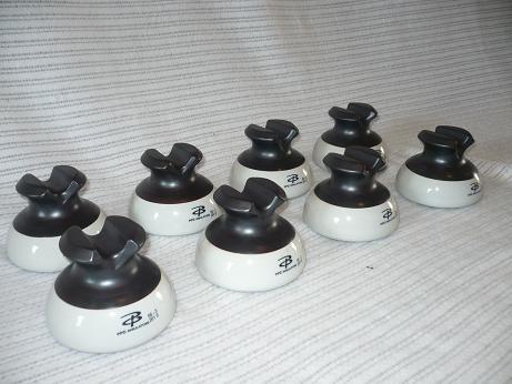 Cable Elevators Ceramic cable lifters Set of 8