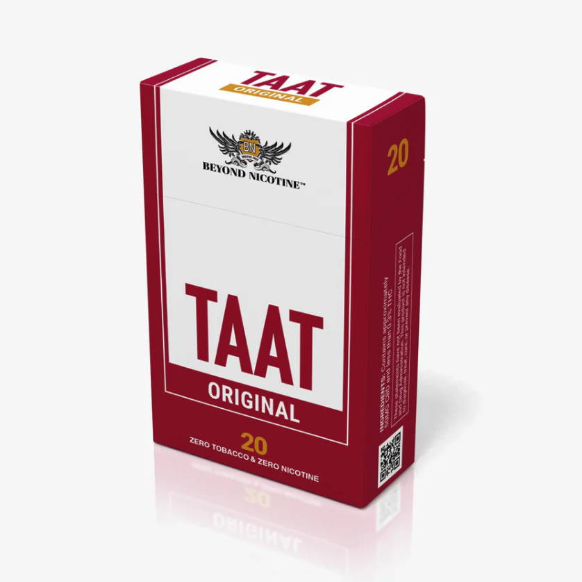 Pack of TAAT original try TAAT original zero Tobacco zero nicotine