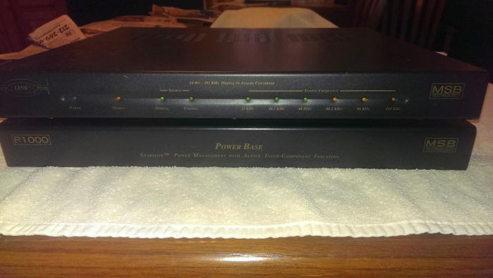 MSB Technology Power base and Link III DAC converter