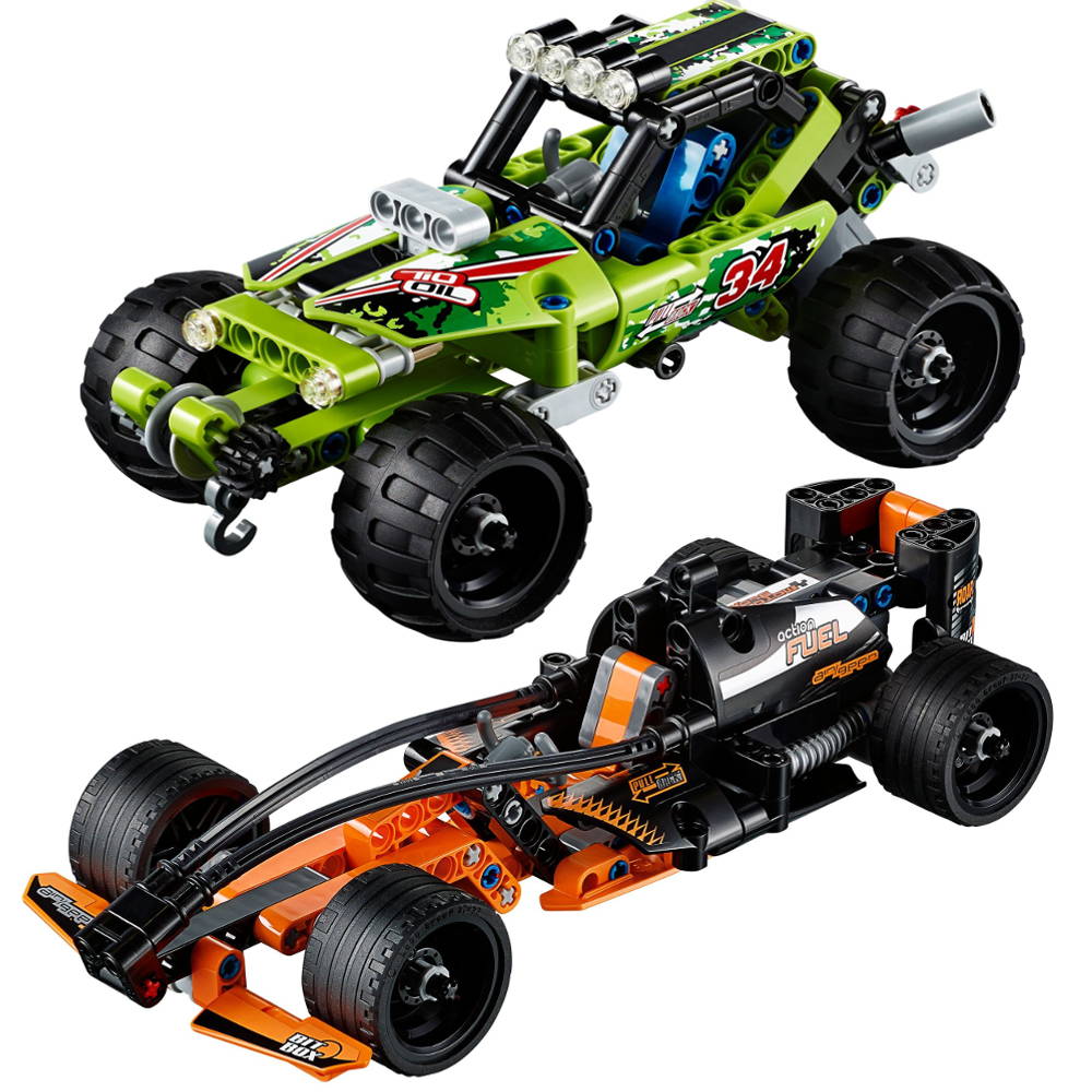  LEGO Technic Pull-Back Racers