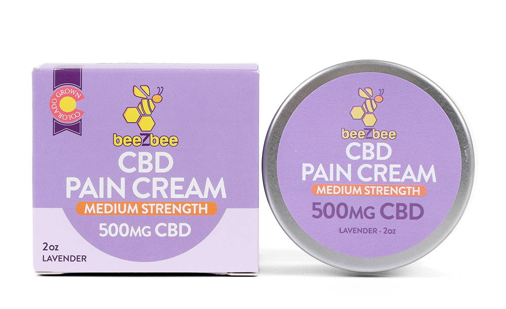 beeZbee CBD Pain Cream Medium Strength