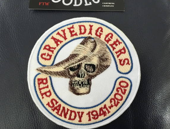 4 inch RIP SANDY HARBUTT sew on. Biker vest patch. - Image 5
