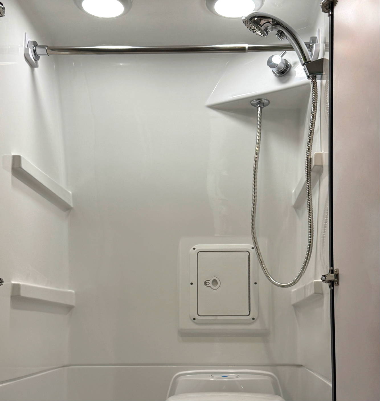 Boombox shower