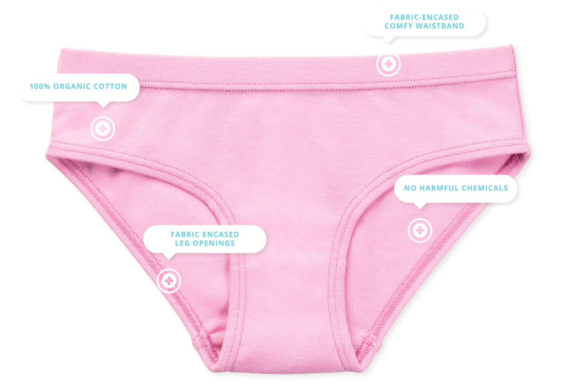 girls ryleigh bikini organic cotton underwear