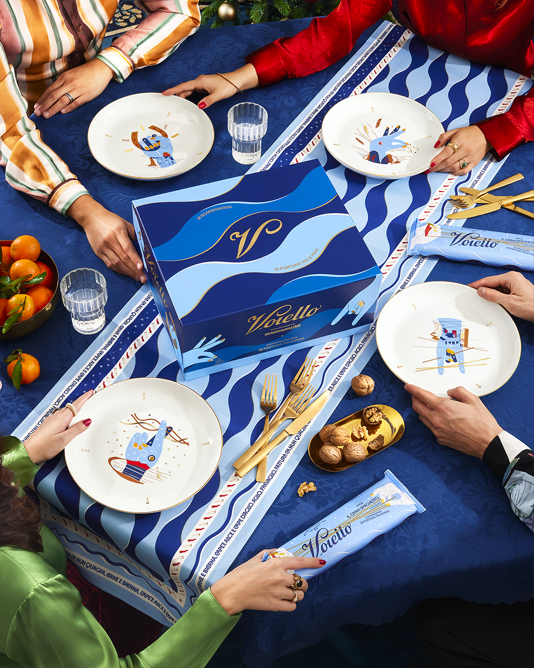 Voiello’s Opulent Promo Packaging Turns an Old Superstition Into a Party