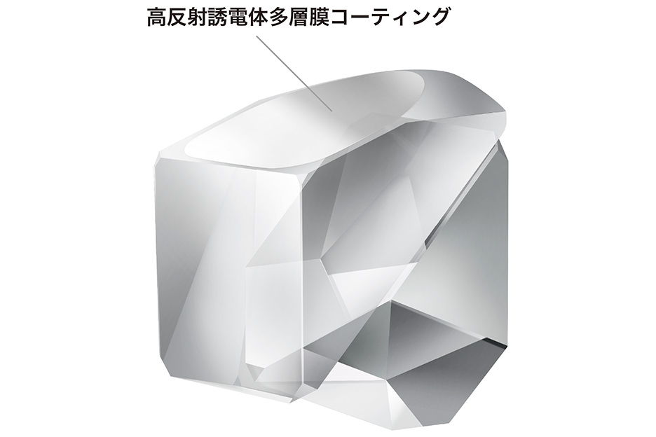 明るく自然な色調と鮮明な視界を実現する、高反射誘電体多層膜コーティング