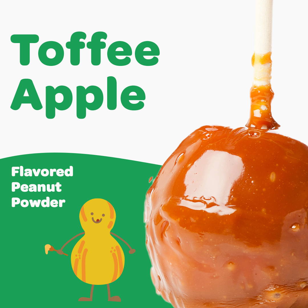 Flavored PBco Toffee Apple Flavored Peanut Powder