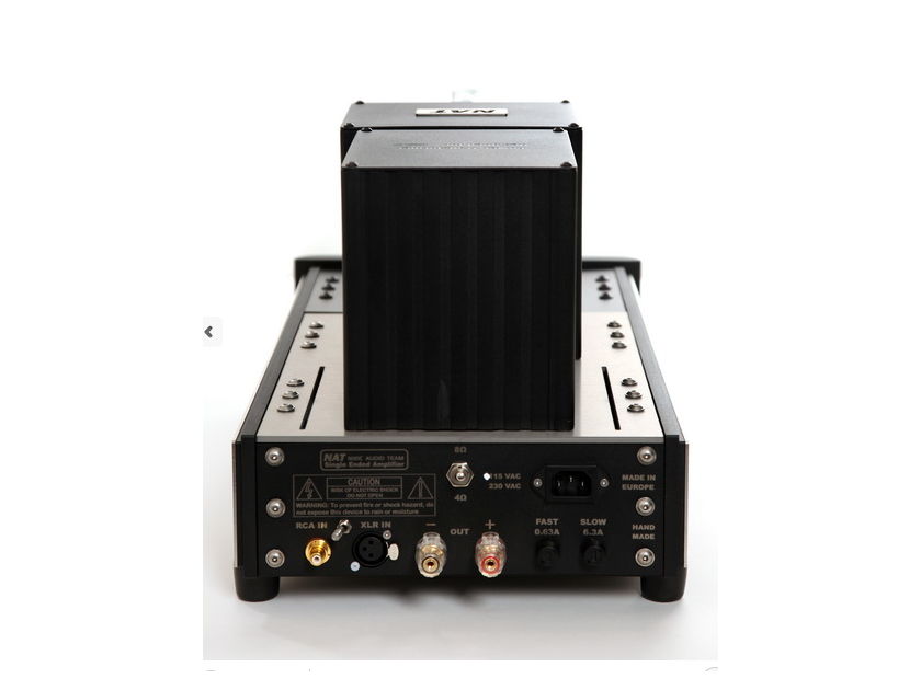 NAT Audio Transmitter 120 Watt SET Monoblocks Single Ended Triode, Pure Class A, REMARKABLE.Transparent