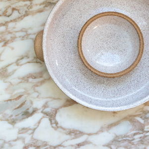 Appetizer & Dip Platter, White Speckle
