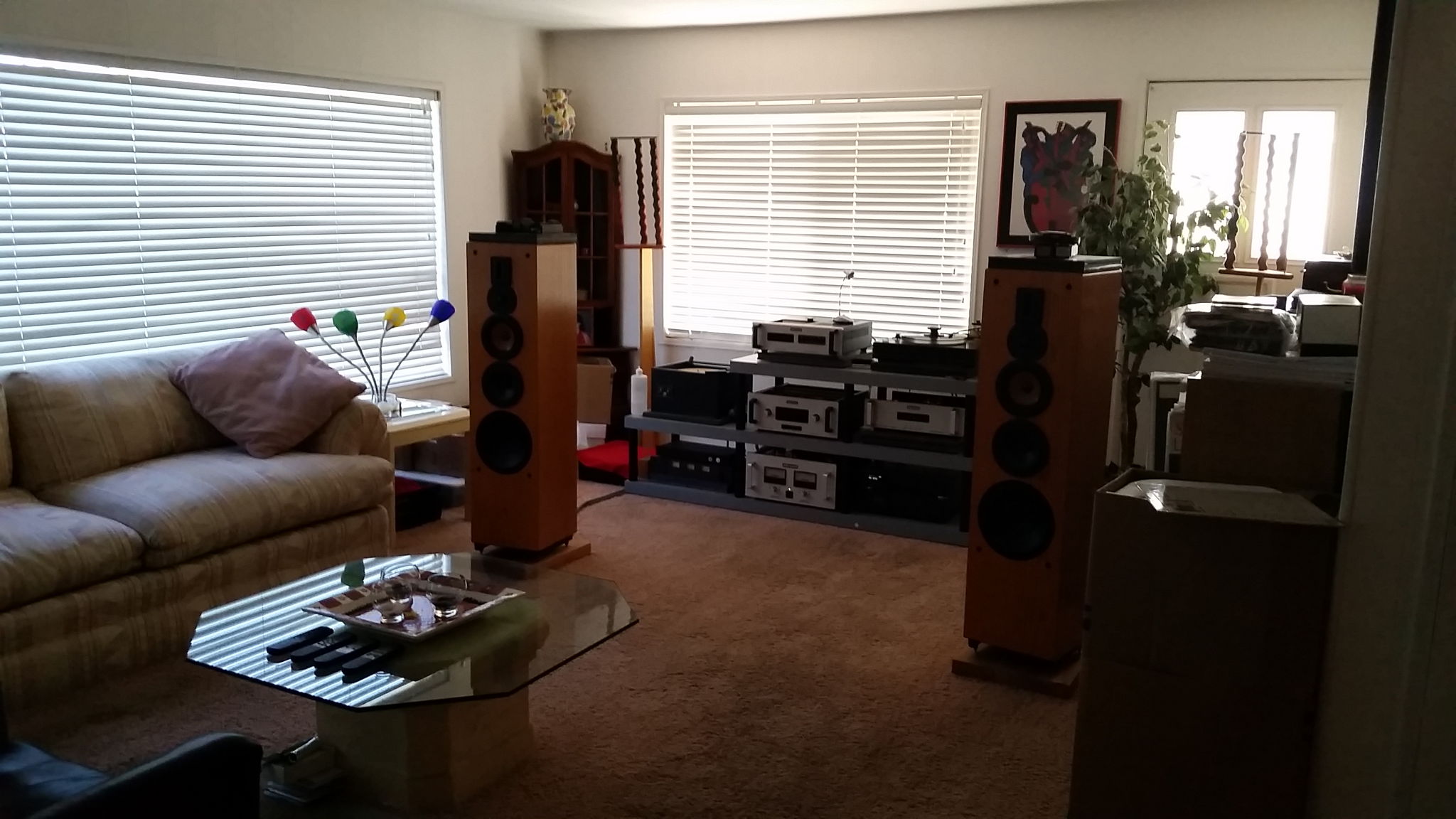 My listening room.