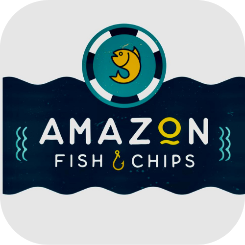 Logo - AMAZON FISH AND CHIPS BALDIVIS