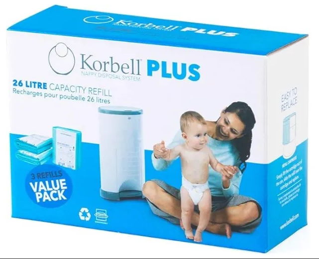Korbell Plus 26 Litre Refills 3 Pack