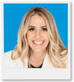 Megan Shelton in blue background photo frame