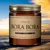 Bougie parfumée Bora-Bora - bois flotté | Sel de mer | jasmin