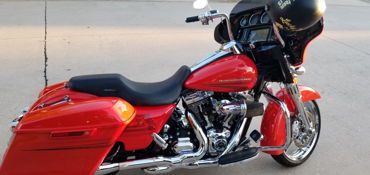 2016 HARLEY-DAVIDSON STREET GLIDE motorcycle for rent near Denton, TX