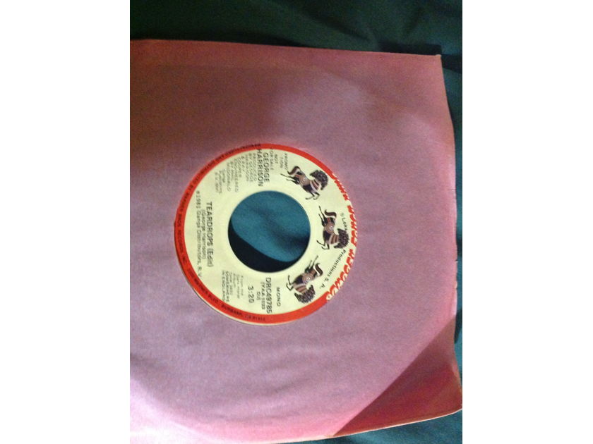 George Harrison - Teardrops(Edit) Promo 45  Single Mono Stereo Dark Horse Records Vinyl NM