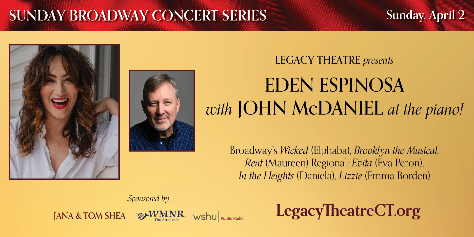 Broadway's Eden Espinosa with John McDaniel at the Piano! promotional image