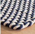 navy and white rope indoor outdoor rug
