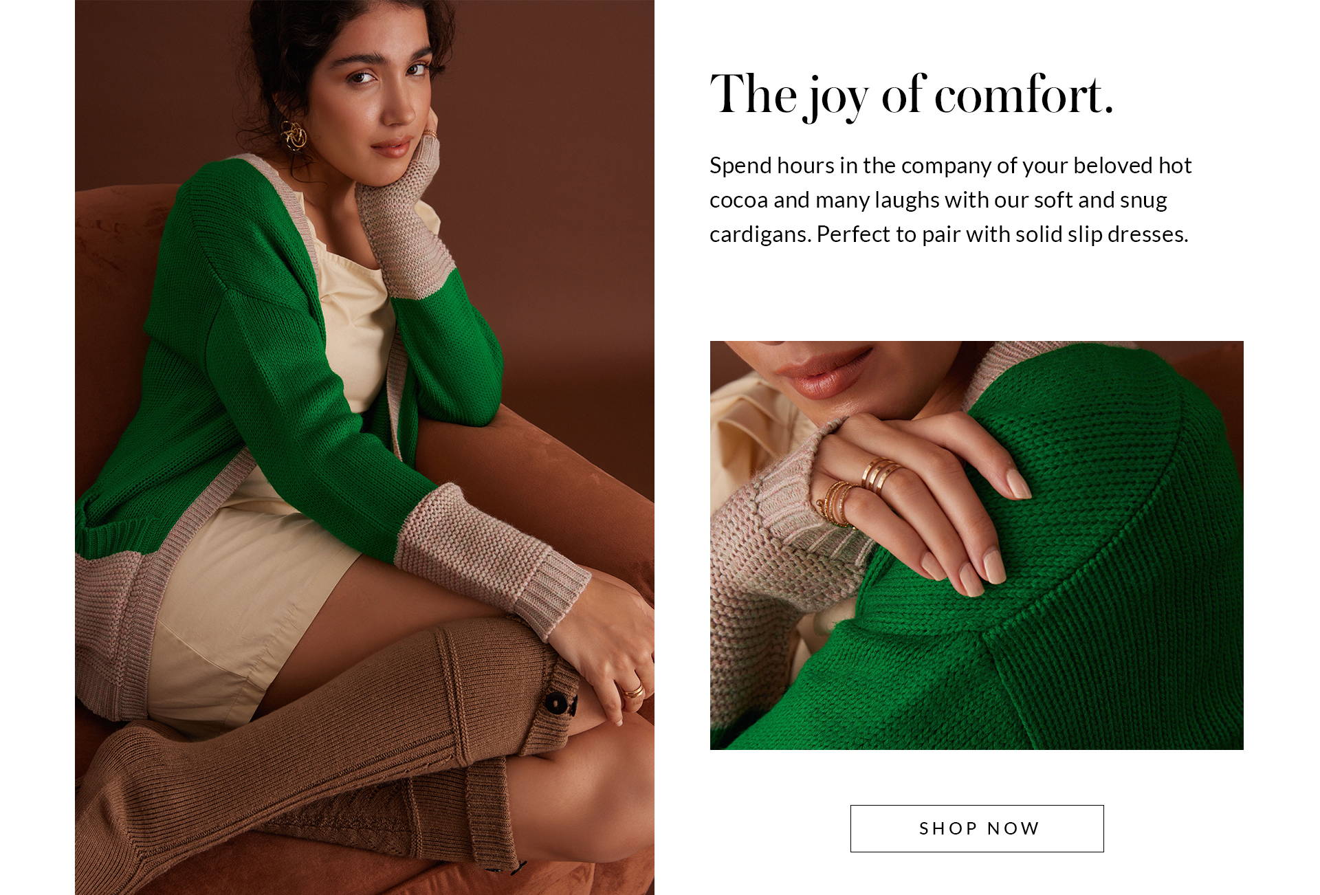 Soft Green Warm Cardigan