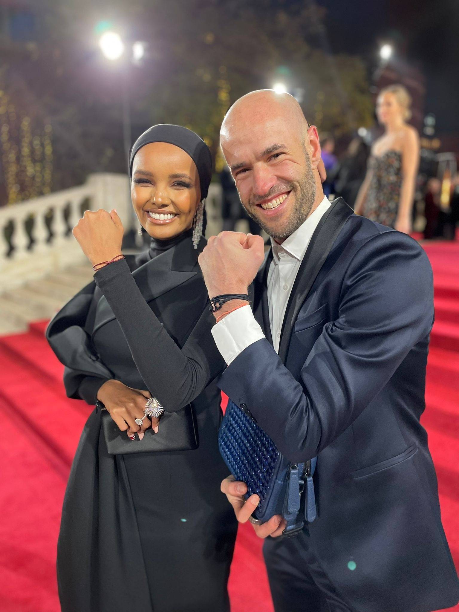 #TOGETHERBAND ambassador Halima with Cameron Saul