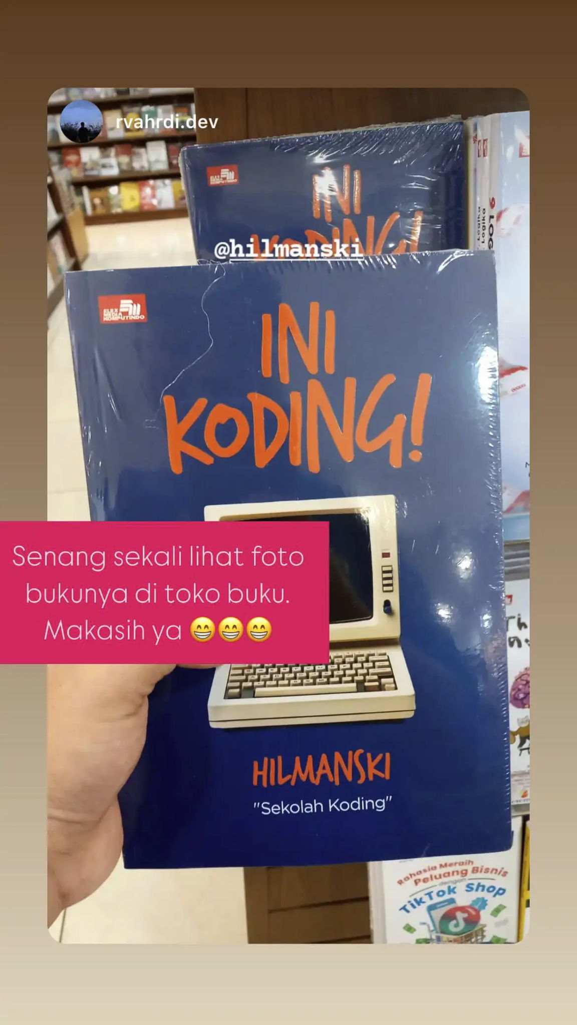 Buku ini koding di Gramedia