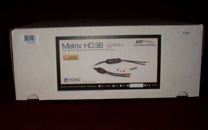 MIT Cables Matrix HD 38 Speaker Cables (Price Reduced)