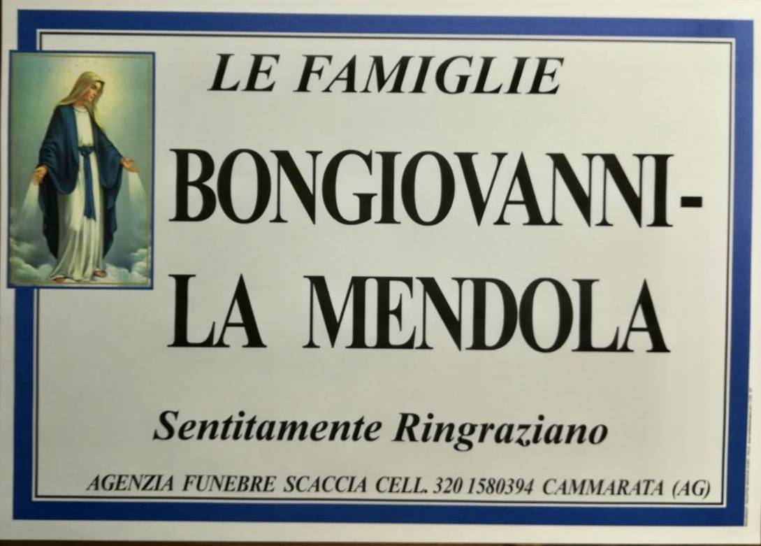 Le Famiglie Bongiovanni La Mendola