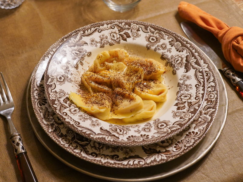 Food experiences Bologna: Italian Autumn Flavors: lunch/dinner with pumpkin tortelloni