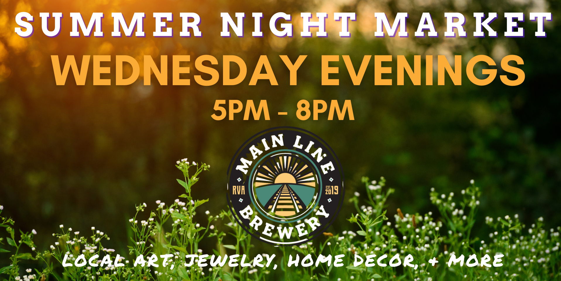Summer Night Market at Main Line Brewery  promotional image