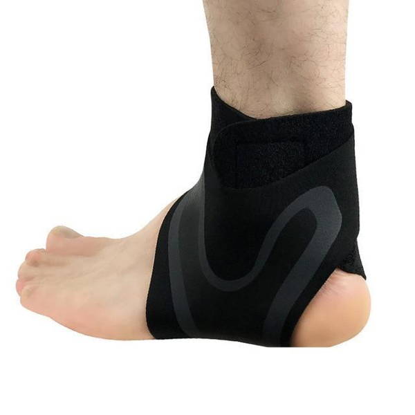 Adjustable elastic ankle sleeve