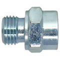 a close-up of a metal nut