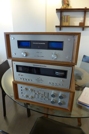 MARANTZ 120, 3300, 250M 3 PIECES WITH CABINETS
