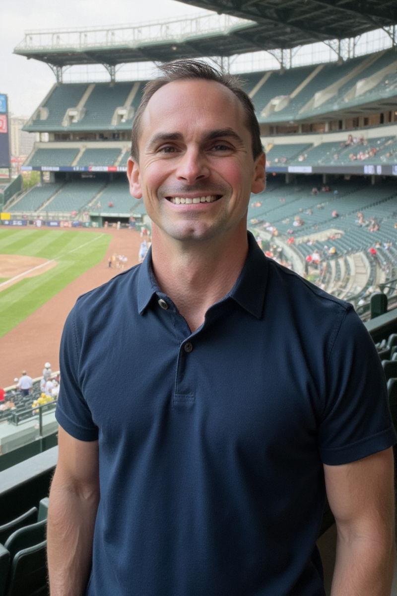 Photo generated by Secta Labs in style of Baseball Stadium Portraits