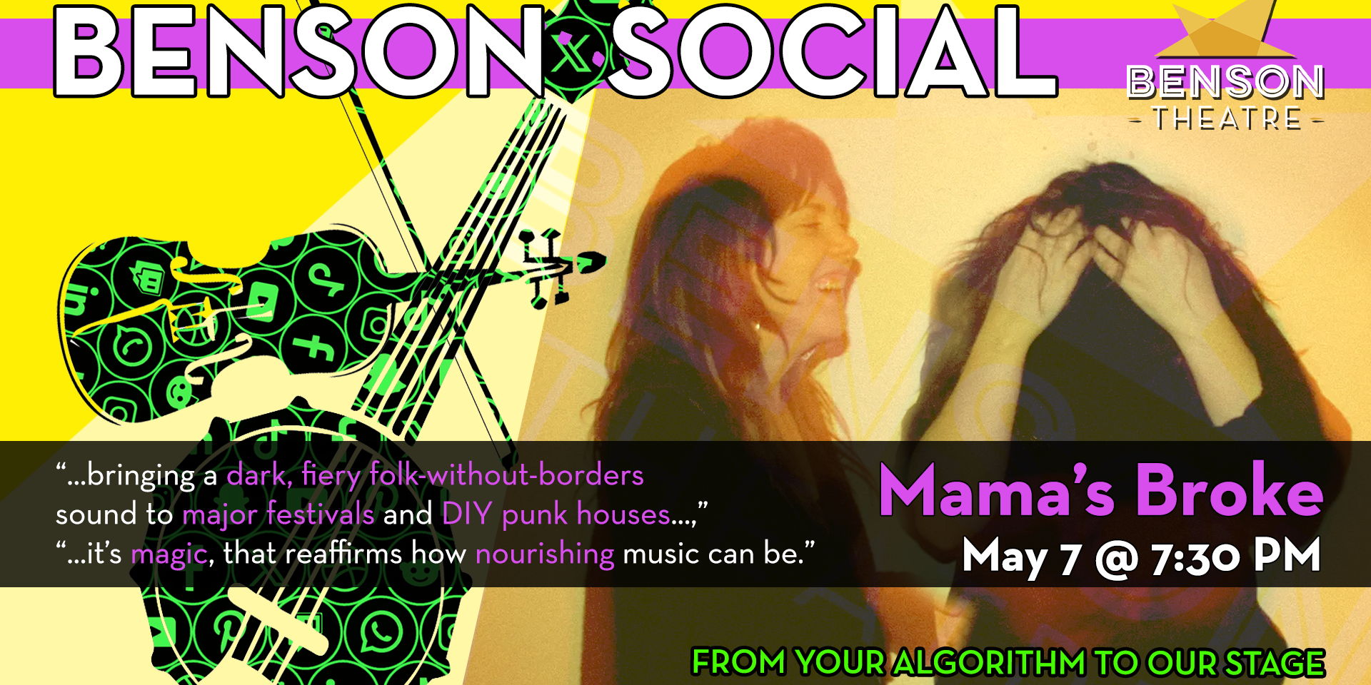 Benson Social Presents: Mama's Broke promotional image