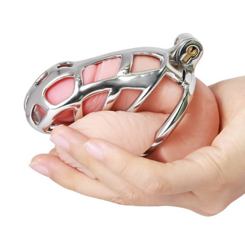 mamba steel chastity device