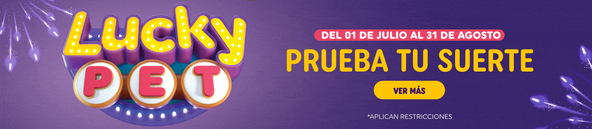 ¡LUCKY PET! Prueba tu suerte.