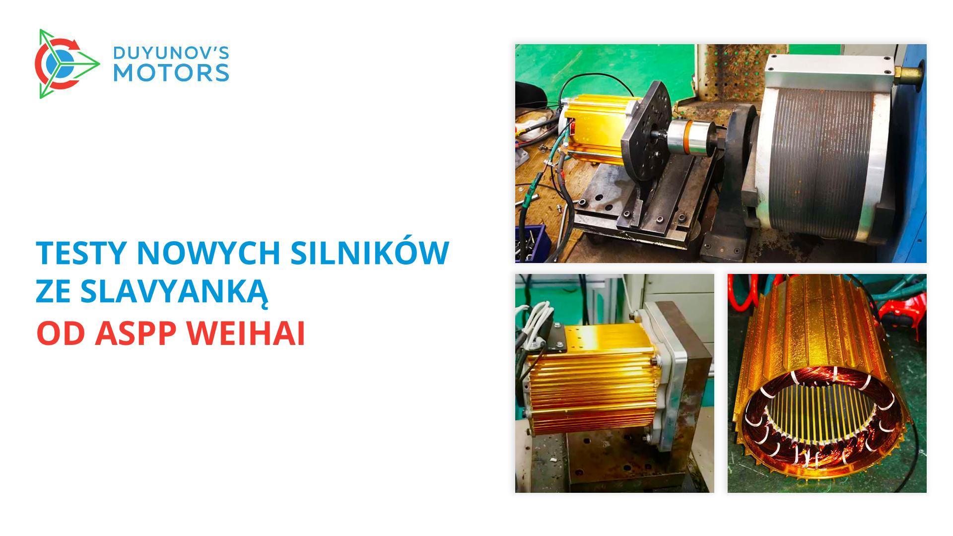 Testy nowych silników Slavyanką od ASPP Weihai