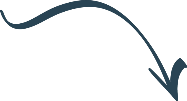 Swirling dark blue abstract curve resembling a stylized wave or arc against a transparent background.