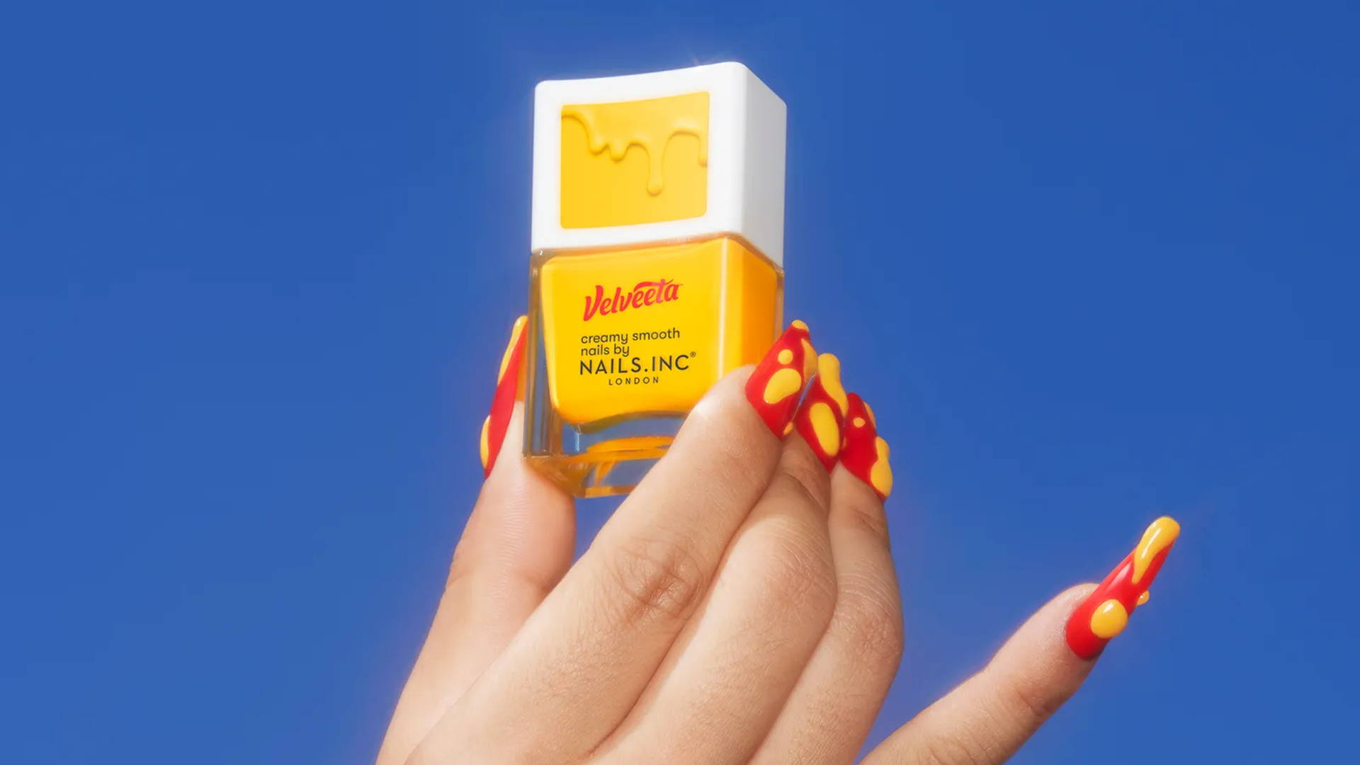 Featured image for Velveeta and Nails Inc Take Cheesy Nail Art To The Next Level