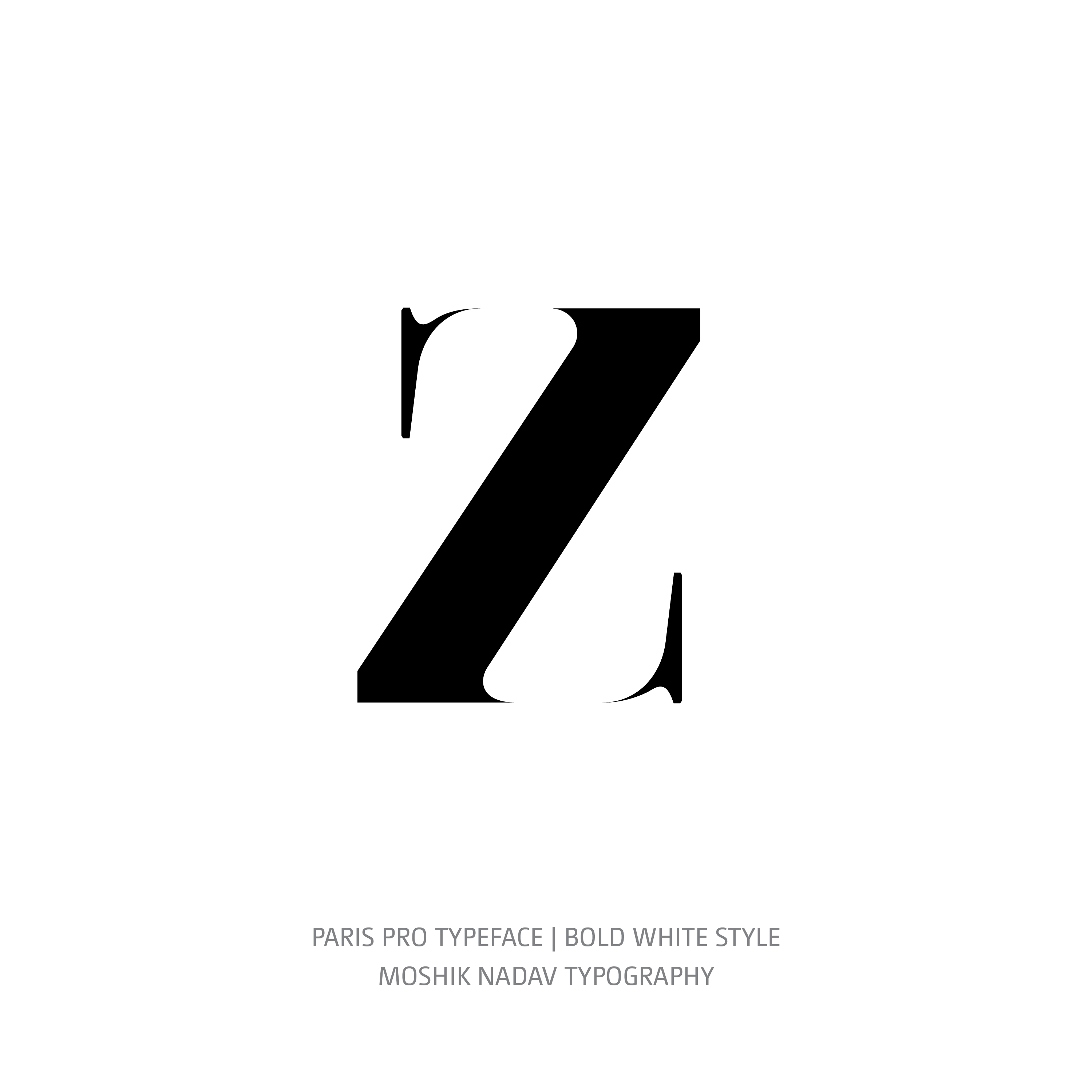 Lingerie Typeface Bold White z